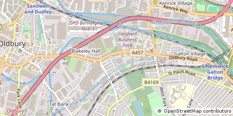 Map of Smethwick