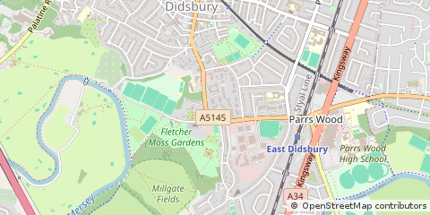 Map of Manchester