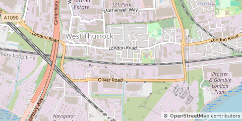 Map of Grays