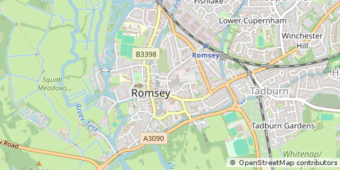Map of Romsey