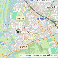 Map of Romsey