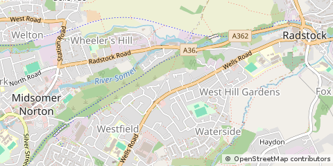 Map of Radstock