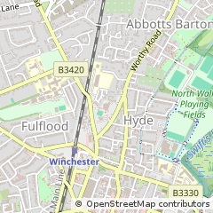 Map of Winchester