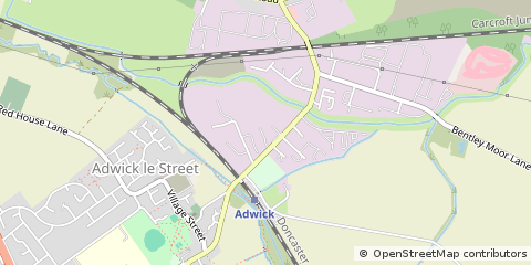 Map of London, South Yorkshire