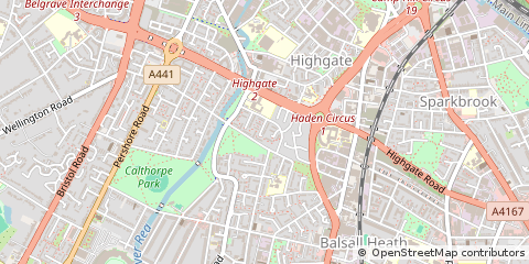 Map of Birmingham