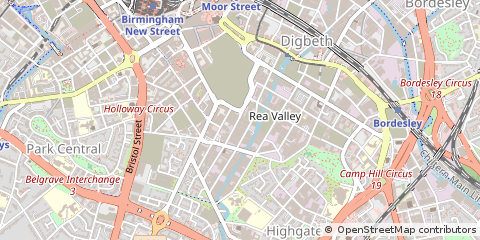 Map of West Midlands