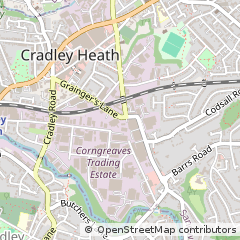 Map of Cradley Heath