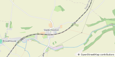 Map of Sheffield, South Yorkshire
