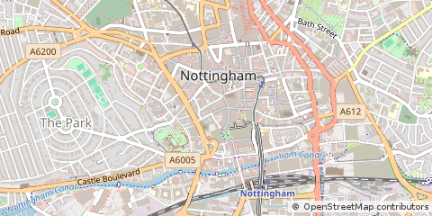 Map of Nottingham