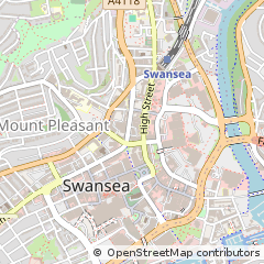 Map of Swansea