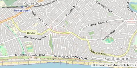 Map of Bournemouth