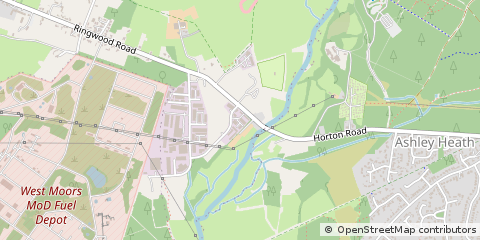 Map of Wimborne