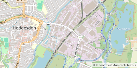 Map of Hoddesdon