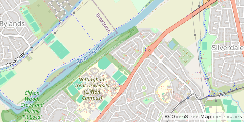 Map of Nottingham