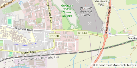 Map of Lincoln