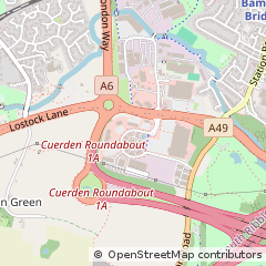 Map of Preston, Lancashire