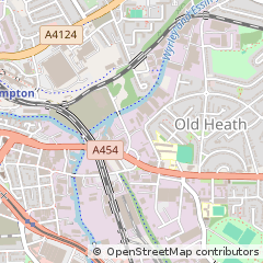 Map of Wolverhampton, West Midlands