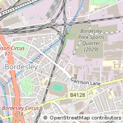 Map of Birmingham, West Midlands