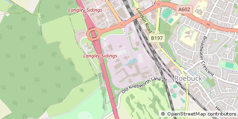 Map of Stevenage