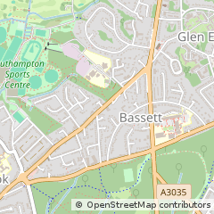 Map of Southampton, Hampshire