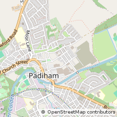 Map of Burnley, Lancashire