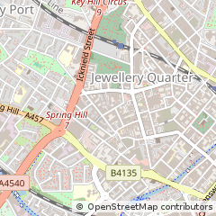 Map of Birmingham, West Midlands