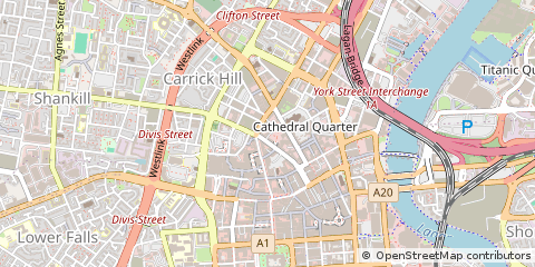 Map of 19-27 Church Street, Belfast