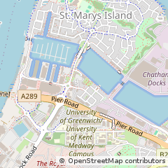 Map of Chatham, Kent