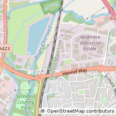 Map of Banbury, Oxfordshire