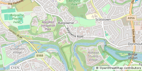 Map of Aberdeen