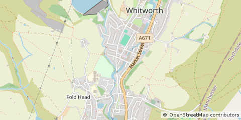 Map of Rochdale