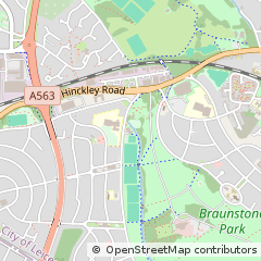 Map of Leicester
