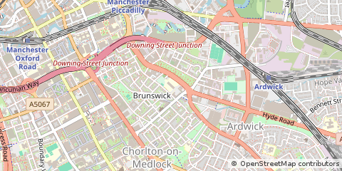 Map of Manchester