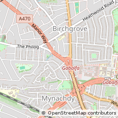 Map of Cardiff
