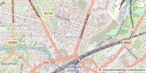 Map of Manchester