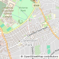 Map of Leicester