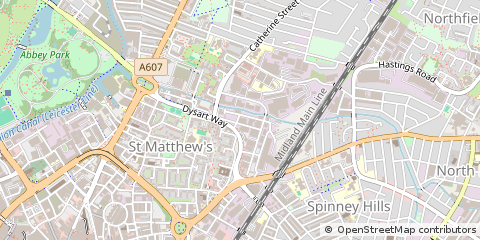 Map of Leicester
