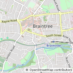 Map of Braintree, Essex