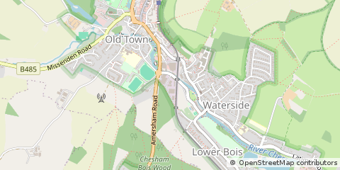 Map of Chesham, Bucks