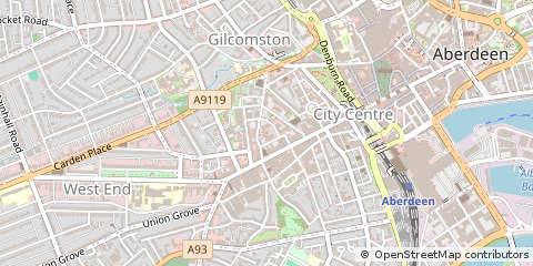 Map of Aberdeen