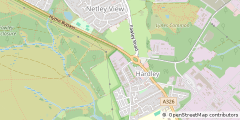 Map of Southampton, Hampshire