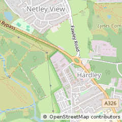 Map of Southampton, Hampshire