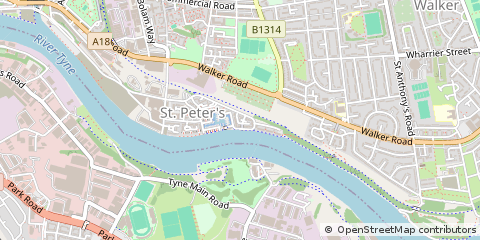 Map of Newcastle Upon Tyne