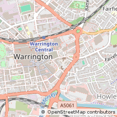 Map of Warrington