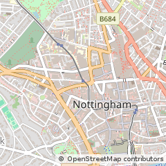 Map of Nottingham