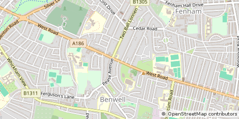 Map of Newcastle Upon Tyne