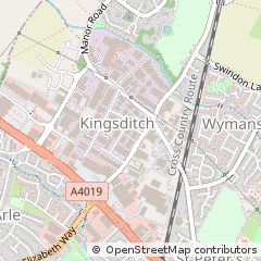 Map of Cheltenham, Gloucestershire