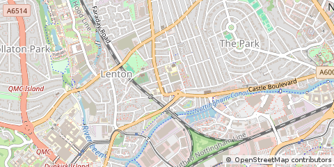 Map of Nottingham