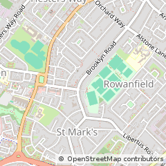 Map of Cheltenham, Gloucestershire