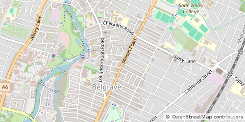 Map of Leicester